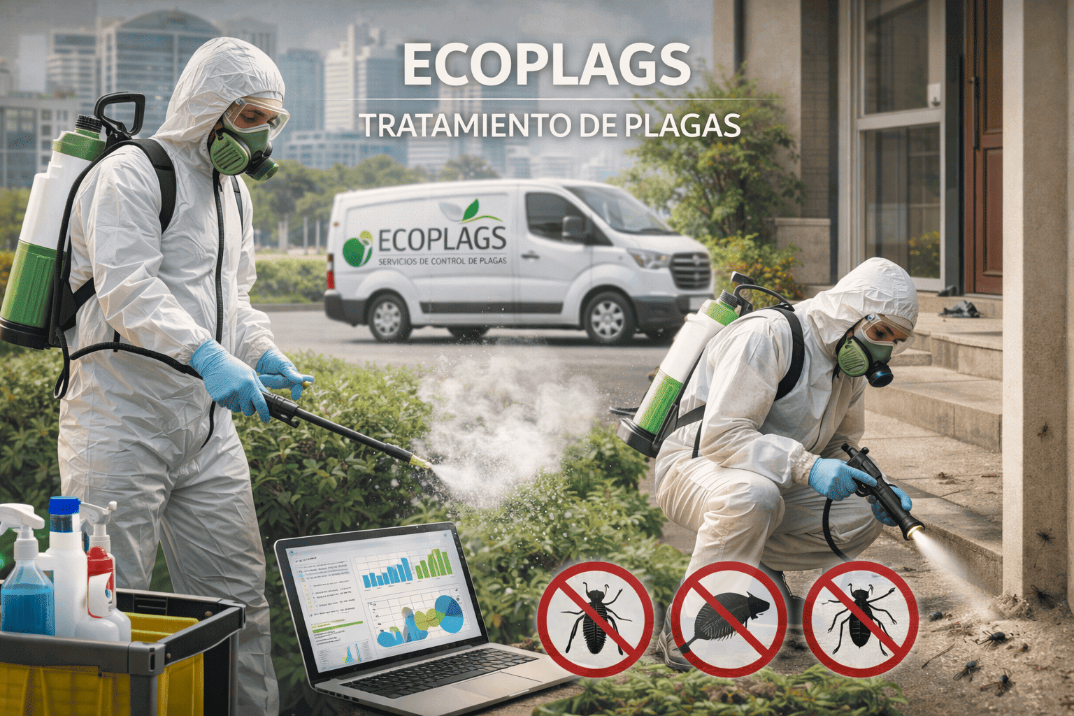 Fondo contacto plagas